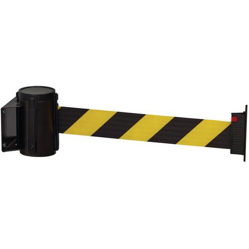 Supporto a parete grigio con nastro Paceo-3m-Nero/giallo,