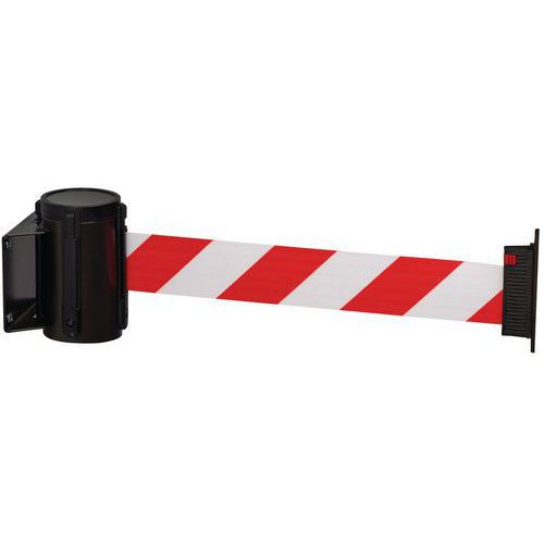 Supporto a parete grigio con nastro Paceo-3m-Rosso/bianco,