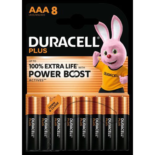 Pila alcalina AAA Plus Powerboost - Duracell,
