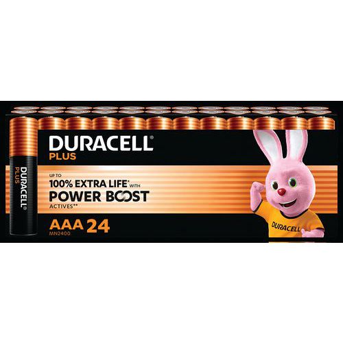 Pila alcalina AAA Plus Powerboost - Duracell,