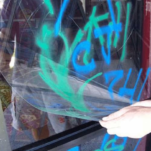 Pellicola di sicurezza antigraffiti 125 micron-Largh 152,