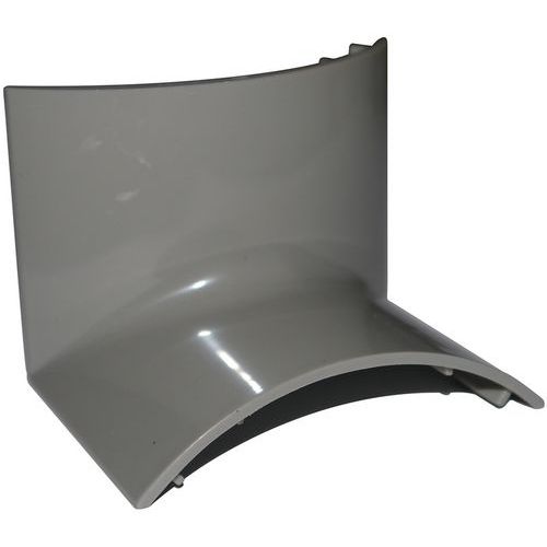 Giunzione orizzontale-verticale per canalina PG12 grigia,