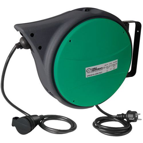 Avvolgitore a richiamo automatico - 22+2 m 3G1,5²,