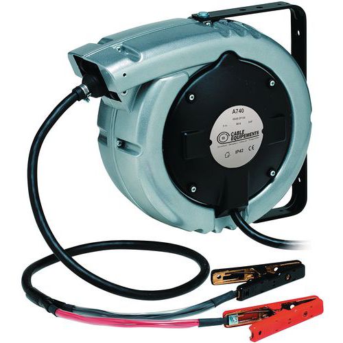 Avvolgitore richiamo automatico per carica batteria-9m 2x9²,