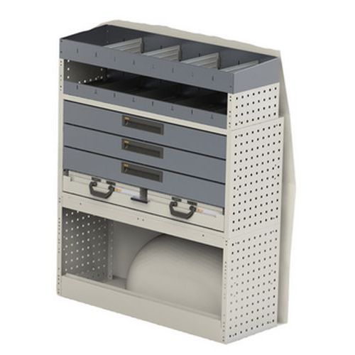 Mobile VU alluminio lato destro per furgoni,