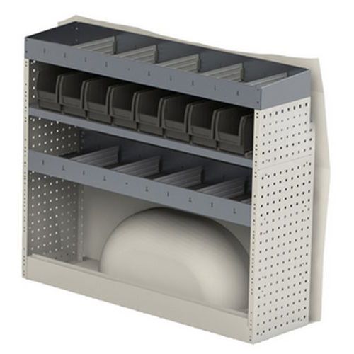 Mobile VU alluminio lato destro medio per furgone,