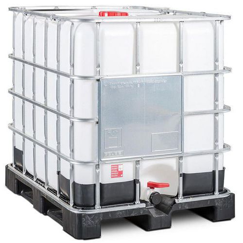 Cisternetta in PE omologata ADR - 1000 L - pallet plastica,