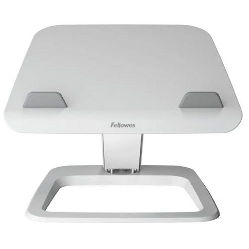 Supporto laptop HANA struttura in acciaio piano ABS-bianco,