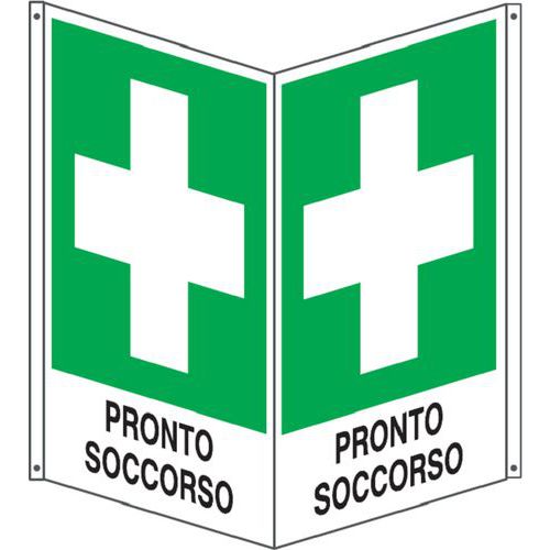 Bifacciale emergenza verticale pronto soccorso 160x210,