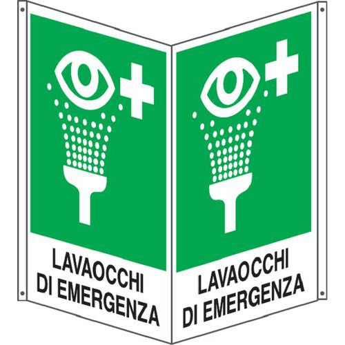 Bifacciale emergenza verticale lavaocchi 400x500,