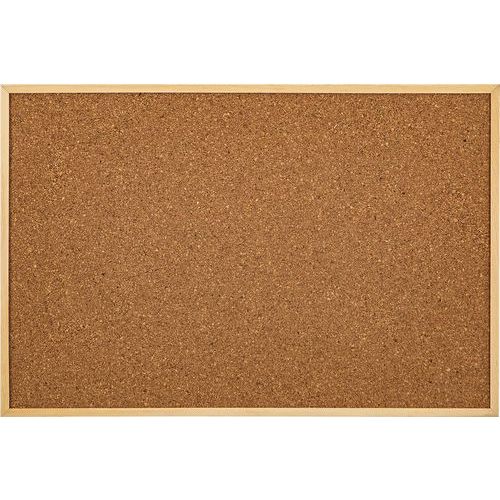 Bacheca a muro in sughero - cornice in legno 60x90,