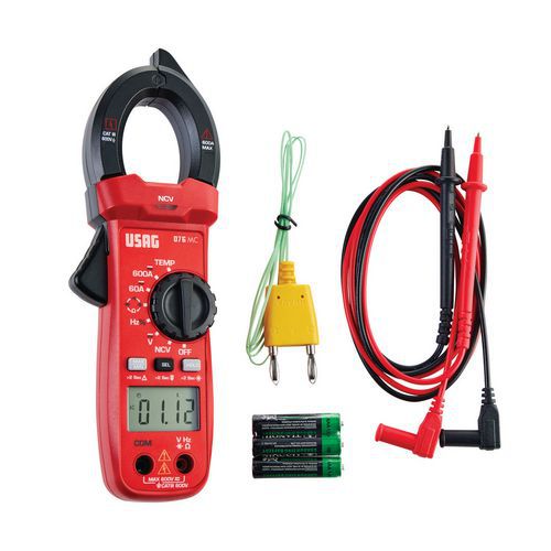 Pinza amperometrica con multimetro digitale,