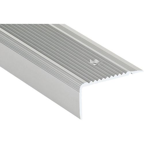 Profilo gradino angolare completamente in alluminio 3 m,