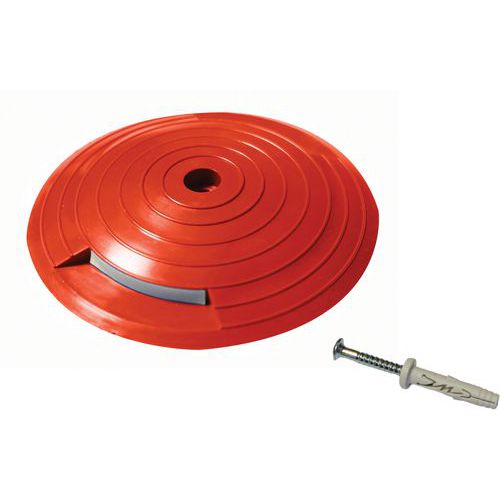 Paletto di delimitazione catarifrangente rosso,