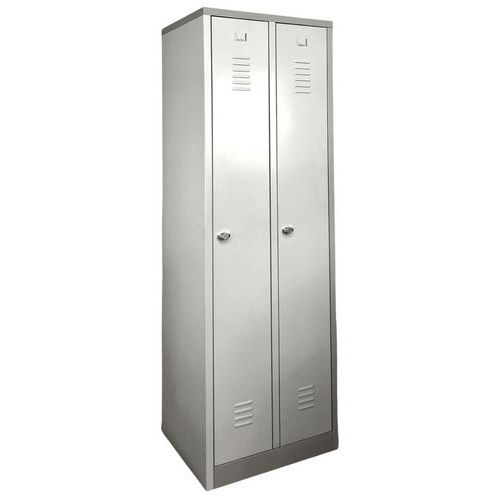 Armadietto ricondizionato - 2 colonne - Grigio - Gurkan,