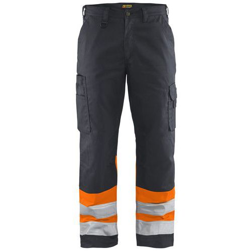 Pantaloni grigio medio/arancione fluo T C56,
