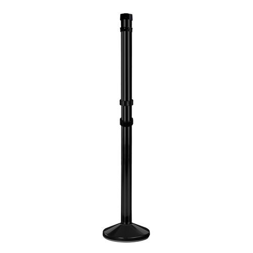 Paletto per pannello informativo d'affissione nero 1600mm,