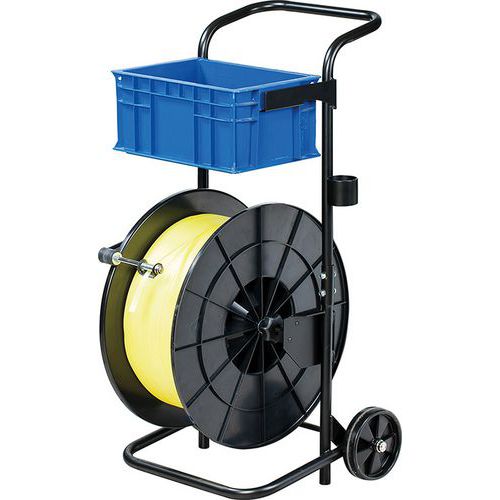 Stoccare/spostare regge poliprop/poliest. Mobile, con ruote.,