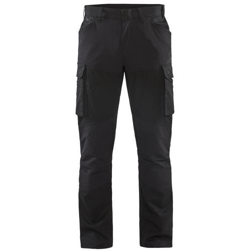 Pantaloni da lavoro stretch 2D nero D120,