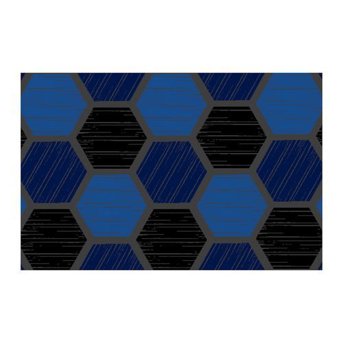 Zerbino Honeycomb Blue 34 60 cm x 90 cm,