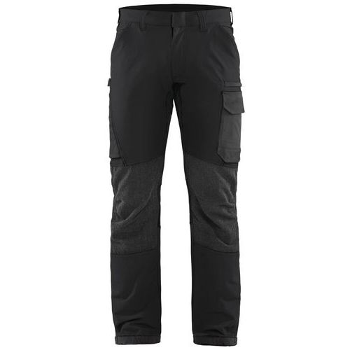 Pantaloni da lavoro stretch 4D nero/grigio scuro T C58,