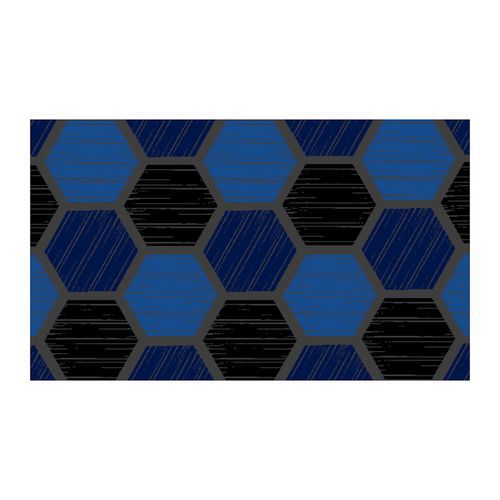 Zerbino Honeycomb Blue 34 90 cm x 150 cm,