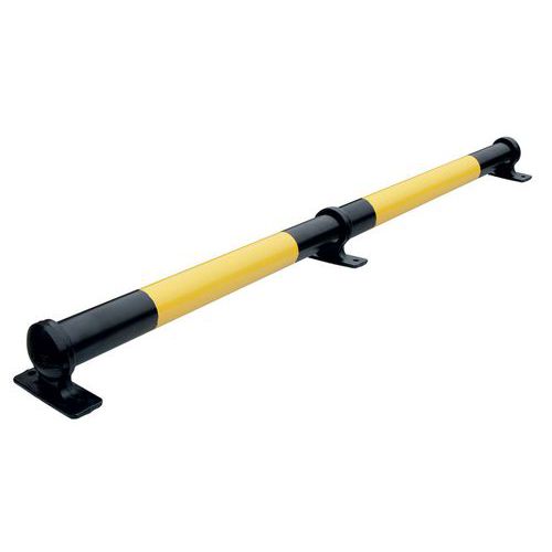 Delimitatore parcheggio acciaio e ghisa nero/giallo 2000mm,