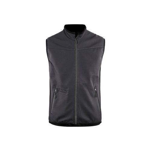 Gilet da lavoro senza maniche con stretch colore grigio/nero,