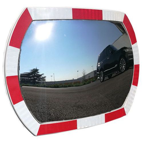 Specchio di sicurezza 640x450 mm strada privata Vision 130° ,
