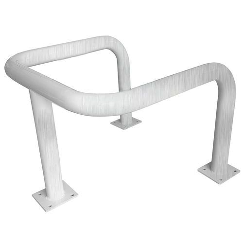 Barriera di sicurezza acciaio galvanizzato da fissare Ø76mm ,