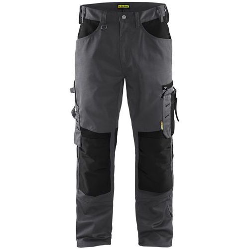 Pantaloni da artigiano senza tasche pensili grigio/nero C44,