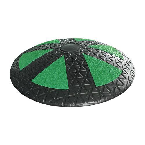 Borchia rallentatore per strade o parcheggi verde,