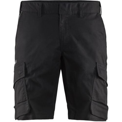 Pantaloncini per industria stretch 2D nero/grigio scuro C68,