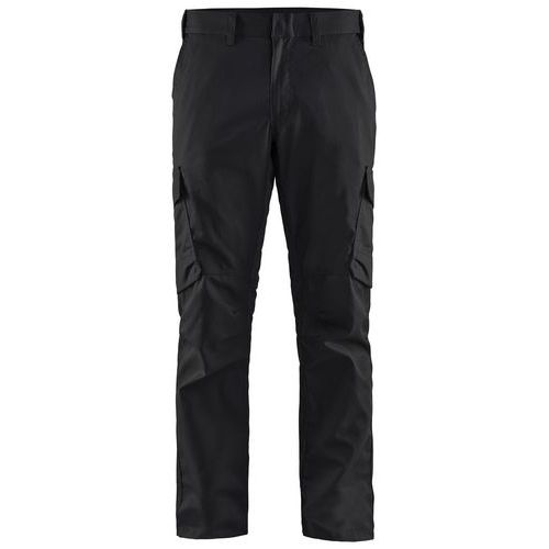 Pantaloni per industria tessuto stretch 2D nero D108,
