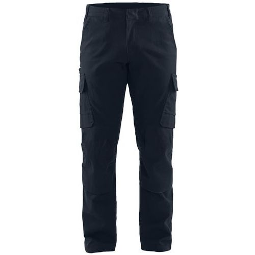Pantaloni per industria in tessuto stretch blu scuro 50,