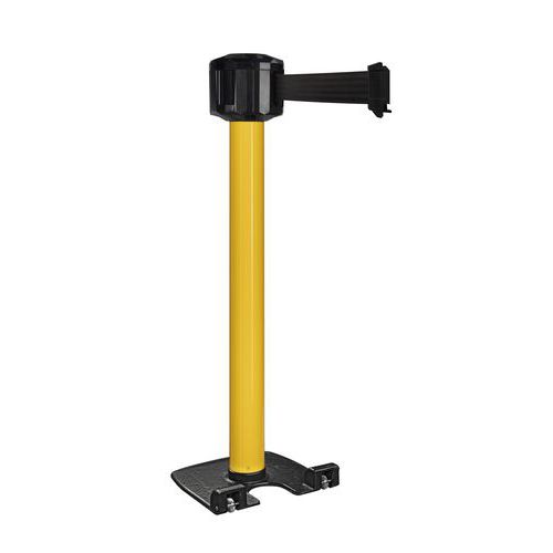 Paletto per esterni giallo con nastro 10m - Nero,