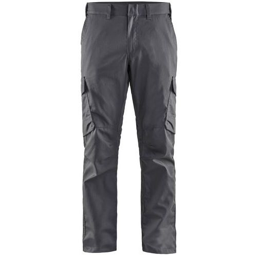 Pantaloni per industria stretch 2D grigio medio/nero,
