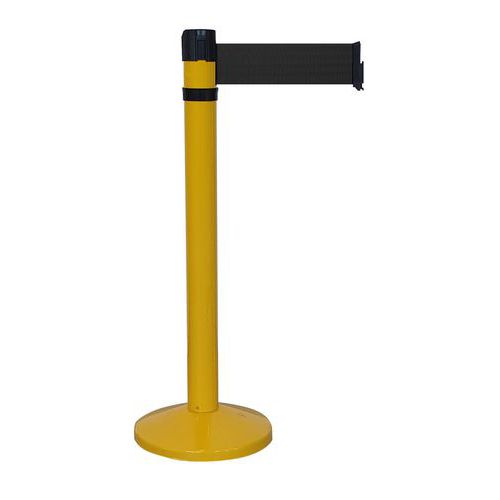 Paletto per interni giallo con nastro 4mx10cm nero ,