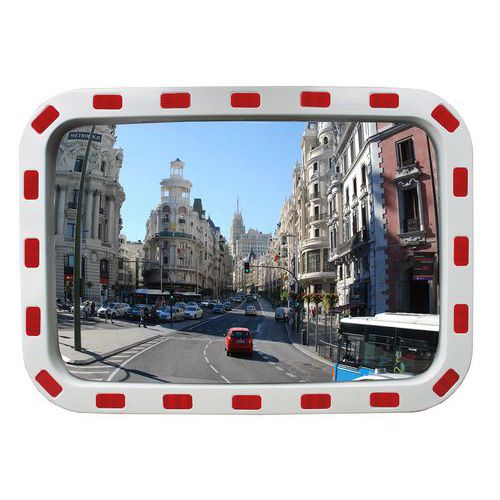 Specchio di sicurezza in policarbonato 950x670 mm  ,